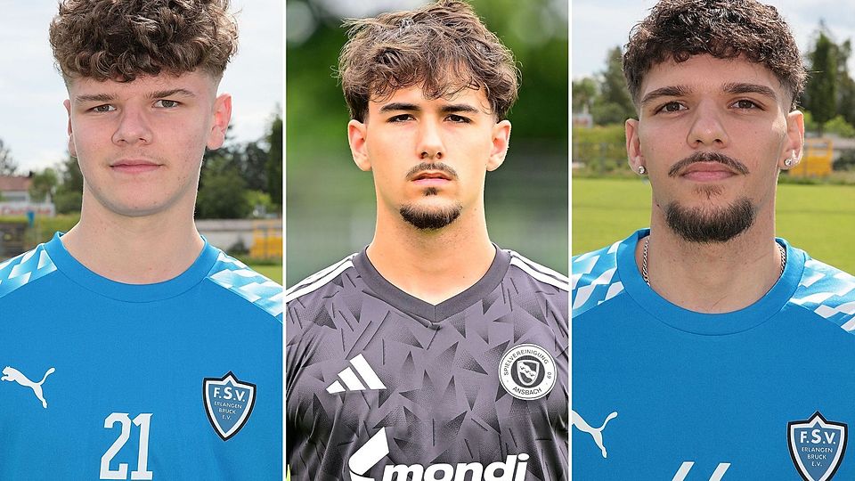 Haben sich der SpVgg Trabitz angeschlossen (von links): Leon Grimm, Timo Göllner und Mike Grimm.