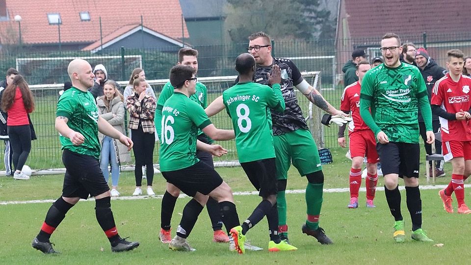 Noch viel zu selten hatte der Schwinger SC in dieser Saison einen Grund zum Jubeln. 