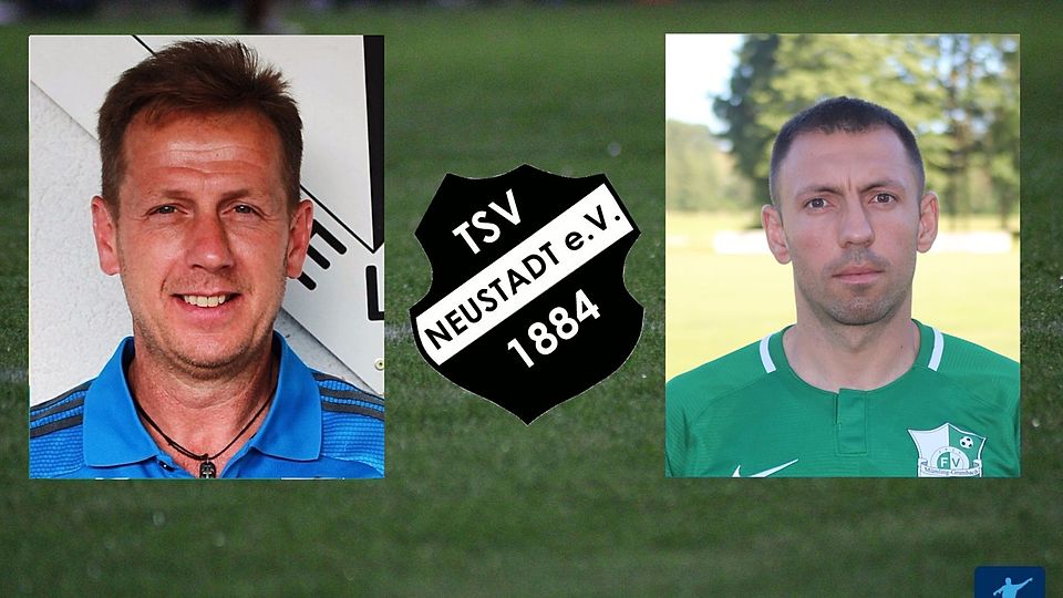 Das Trainergespann aus Nikolaos Kotsikas (links) und Emil Rus (rechts) wird auch in der kommenden Saison für den TSV Neustadt an der Seitenlinie stehen.