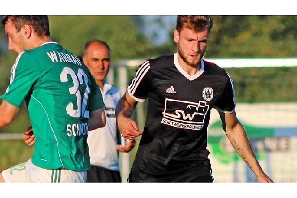 Martin Weber erzielte das "goldene" Tor für den TSV zum 1:0-Erfolg in Hennigsdorf.  ©MZV
