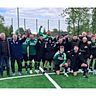Die zweite Mannschaft des BFC Preussen feierte am Wochenende den vorzeitigen Aufstieg 
