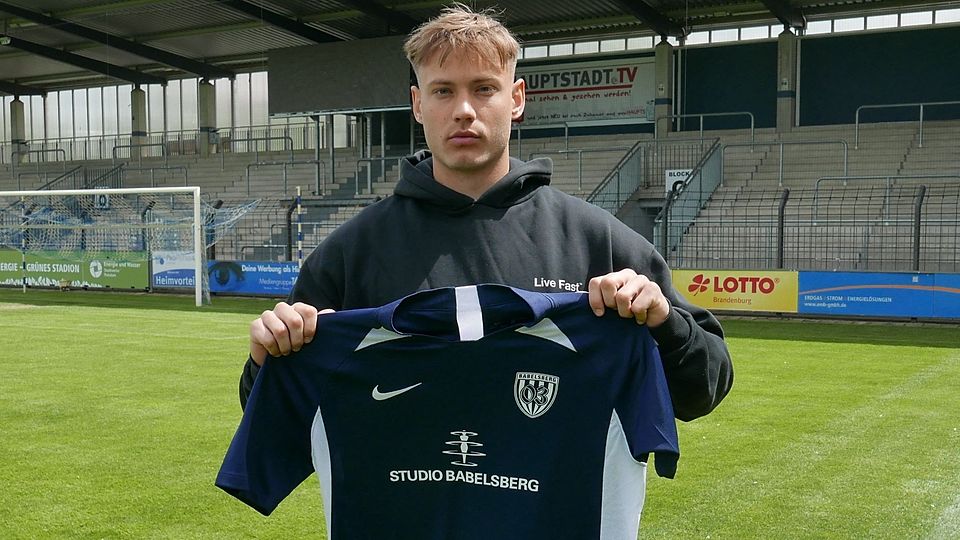 Felix Pilger spielt in der kommenden Saison für die Regionalliga-Mannschaft von Babelsberg 03.