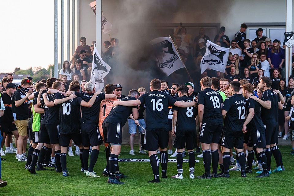 Damals jubelte der TSV: St. Wolfgang gewann 2023 schon mal in der Relegation gegen den FC Fraunberg.