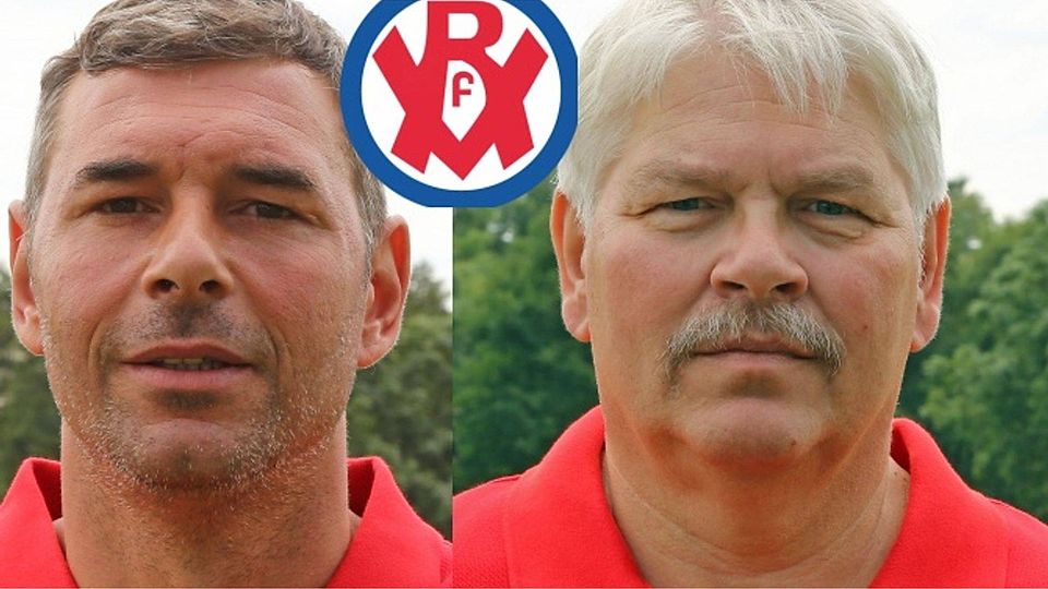 Helmut Hoffmann (r.) wird Cheftrainer beim VfR Mannheim II. Danny Winkler (l.) wird sein Co-Trainer.