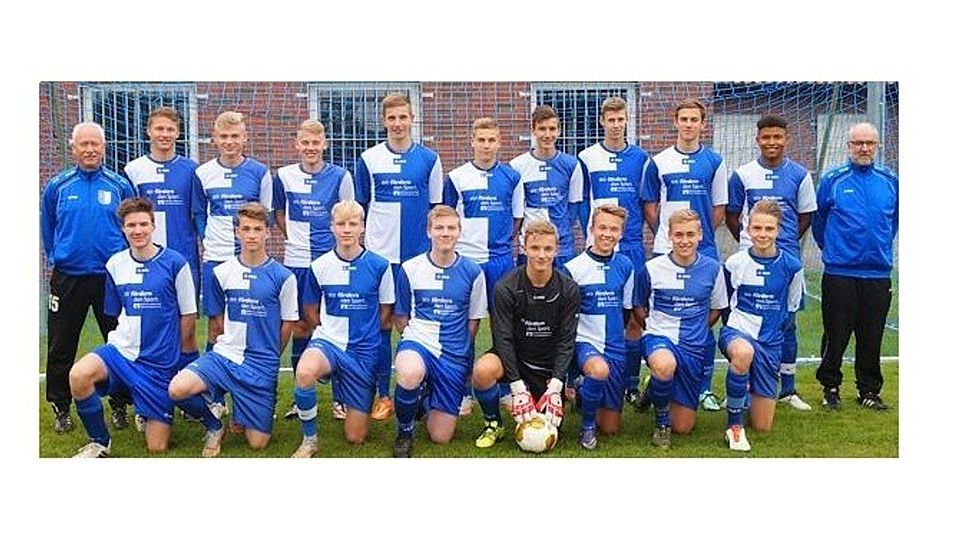 Gut aufgestellt präsentierte sich das U-17-Team des JFV Varel in der Bezirksliga und wurde Dritter. privat