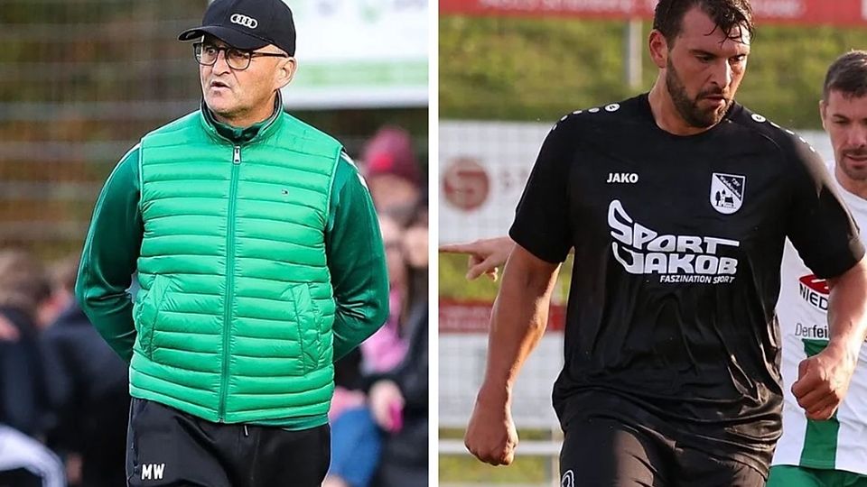 Manfred Weidinger (li.) und Stefan Pecher werden die SG Nammering I / Oberpolling II in der nächsten Saison anführen 