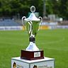 Um diese Trophäe kämpfen die Teams im Bitburger-Rheinlandpokal.