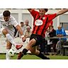 Auch in dieser Saison eine der Stützen bei Fußball-A-Ligist Eintracht Wetzlar: Finn Bamberger (r.), der mit den Domstädtern in den ersten vier Saisonspielen schon neun Punkte gesammelt hat. (Archivbild) © Isabel Althof