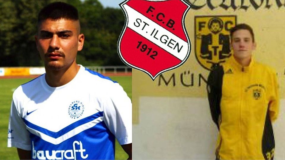 Zwei der vier Neuzugänge des FC St.Ilgen: Nico Bergold (l.) und Jakob Hoff.