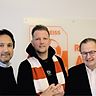 (v.l.:) Orhan Özkara (Sportlicher Leiter), Björn Joppe und Dietmar Kupfernagel (1. Vorsitzender)