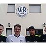 v.l.n.r.: Matthias Frieß (2. Mannschaft), Christoph Hassemer (U19), Dennis Bingenheimer  und Uwe Diether (1. Mannschaft) F: Mertes