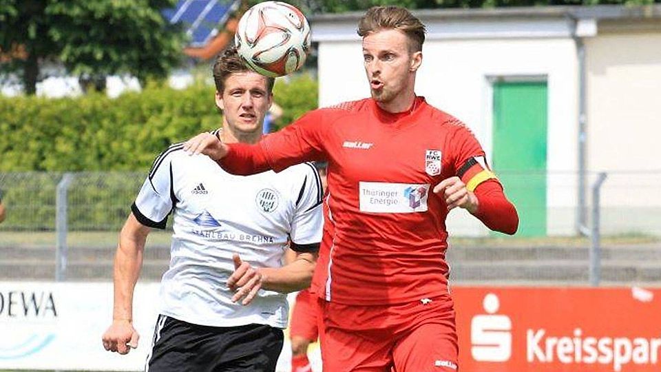 Mit 23 Jahren wurde Nicolas Warz Kapitän der Reserve von Rot-Weiß Erfurt in der Oberliga.