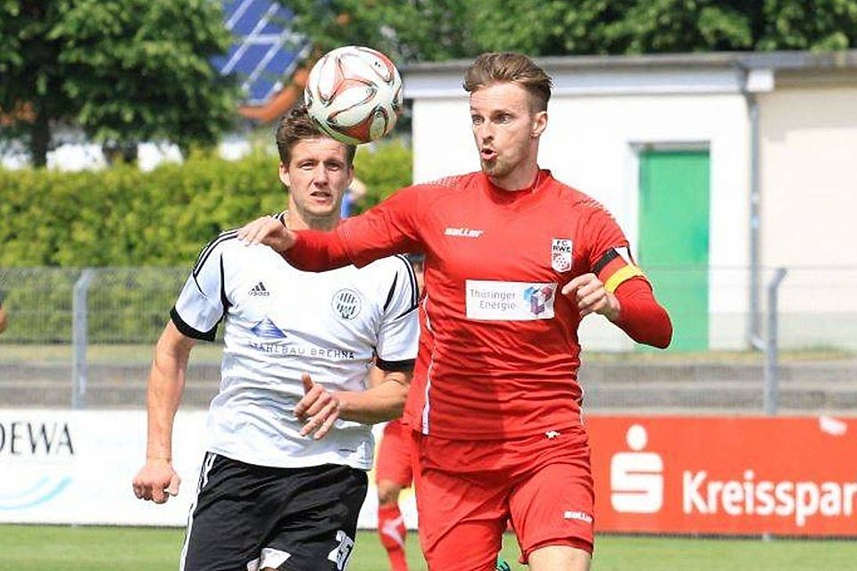 Mit 23 Jahren wurde Nicolas Warz Kapitän der Reserve von Rot-Weiß Erfurt in der Oberliga.