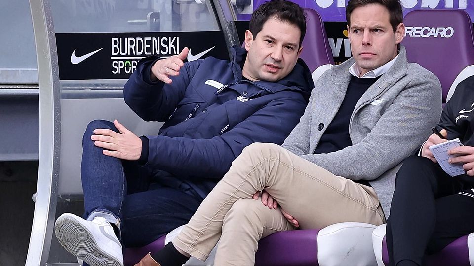 Gereizte Stimmung: Giannikis (l.) und Werner.