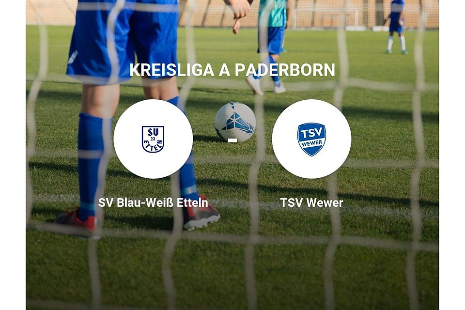SV Blau-Weiß Etteln gegen TSV Wewer
