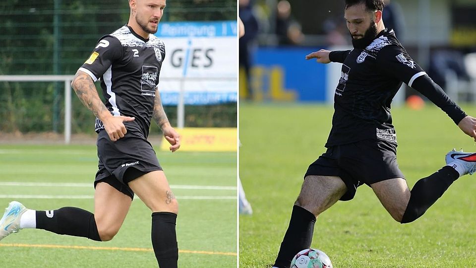 Bald weiterhin in der Icon League, aber nicht mehr beim FC Eddersheim am Ball: Dominik Wüst (links) und Toptorjäger Halil Ibrahim Yilmaz (rechts)