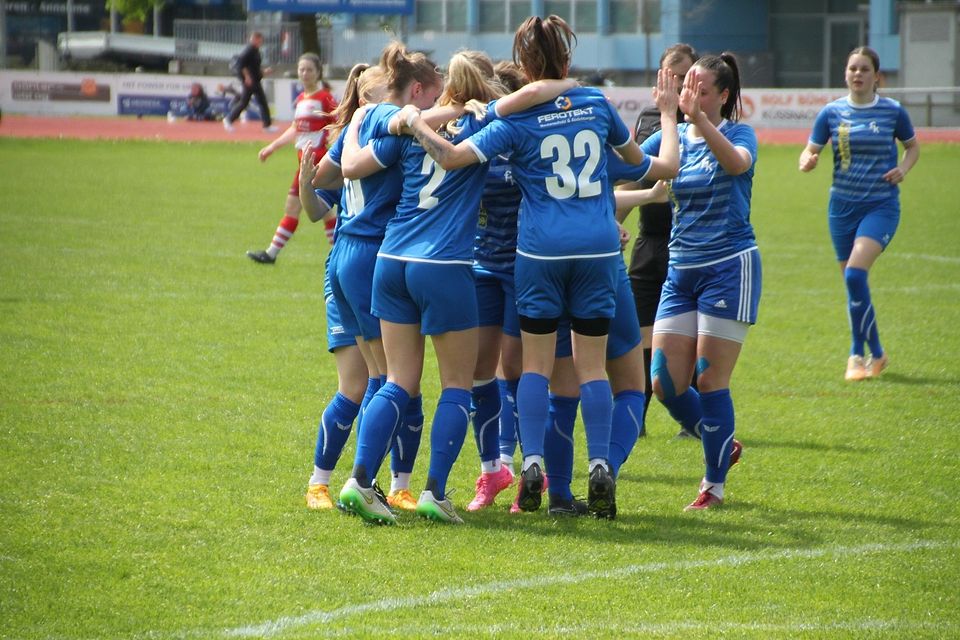 Die FCK-Frauen hatten beim 4:1-Sieg gegen Solothurn einiges zu bejublen.