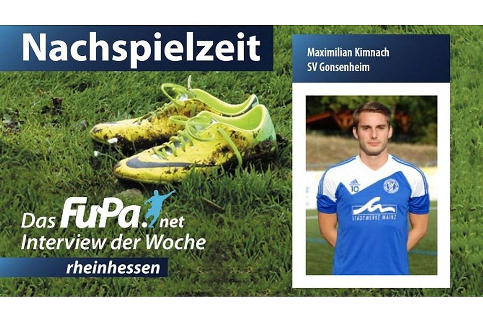 Maximilian Kimnach, Kapitän des SV Gonsenheim im FuPa-Interview. F:Schönheim