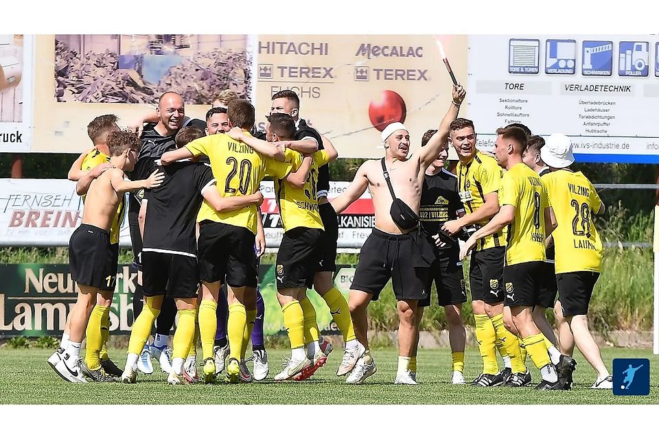 Der Vizemeister, dann Meister - der Jubel bei Vilzing war groß.