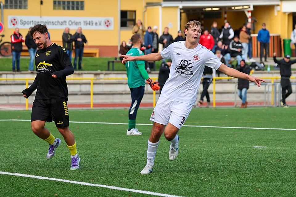 Lukas Felke von der SG Orlen durfte einen Doppelpack bejubeln.	Archivfoto: Jörg Halisch
