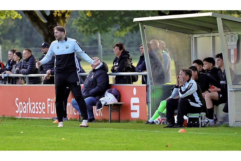 Eichenaus Trainer Sebastian Schmeiser. Eichenaus Trainer Sebastian Schmeiser.