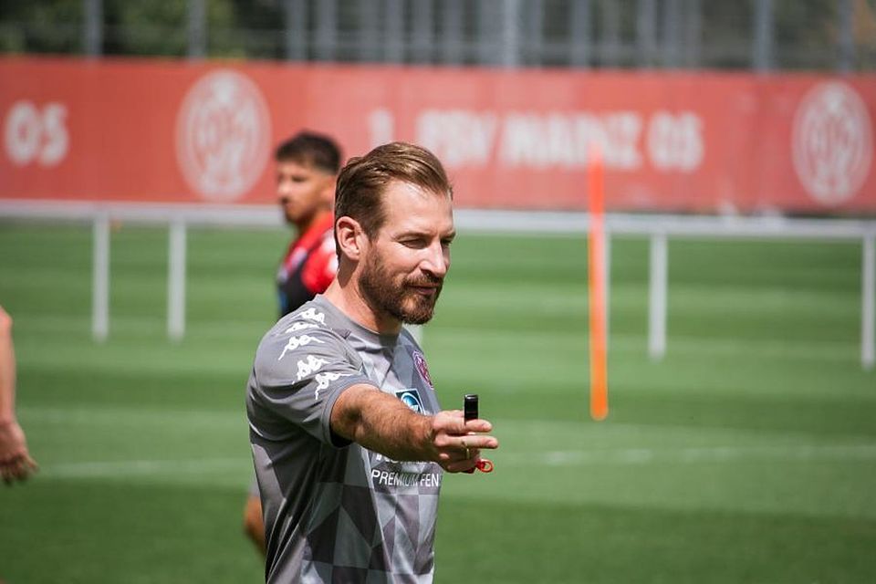 U23-Trainer Jan Siewert.	Foto: Mainz 05