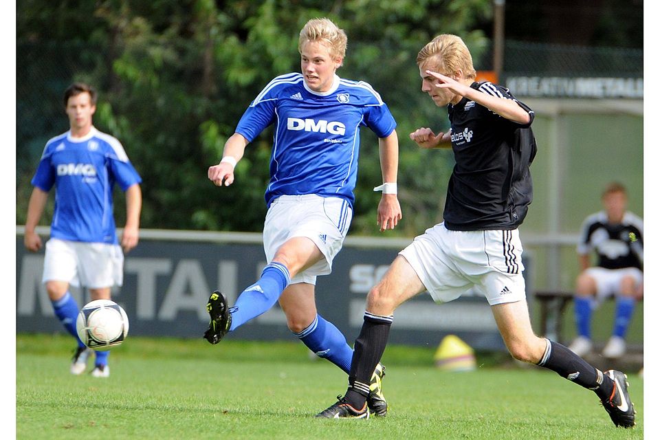 Kommt aus Laxtens Jugend: Christian Prekel (in Blau). Foto: Leißing