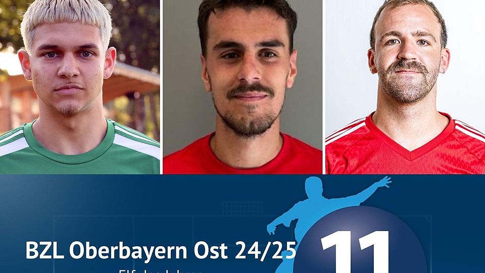 Julian Dolenga (li.), Ajlan Arifovic (mi.) und Josef Sontheim (re.) überzeugten in der vergangenen Spielzeit der Bezirksliga Ost.