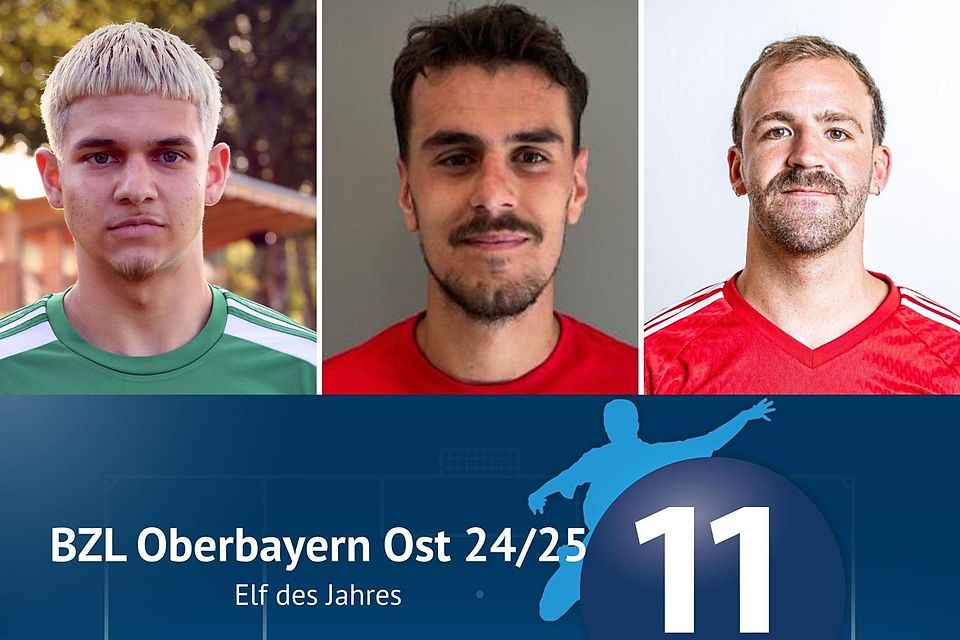 Julian Dolenga (li.), Ajlan Arifovic (mi.) und Josef Sontheim (re.) überzeugten in der vergangenen Spielzeit der Bezirksliga Ost.