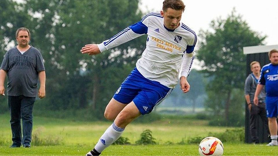 Till Funke vom MTV Hammah III traf zweimal gegen Noki in Action II   (F: Meybohm)