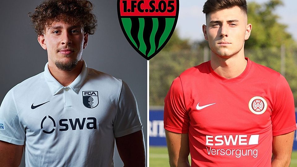 Dominic Schmidt (li.) und Lucas Zeller wechseln zum 1. FC Schweinfurt 05. 