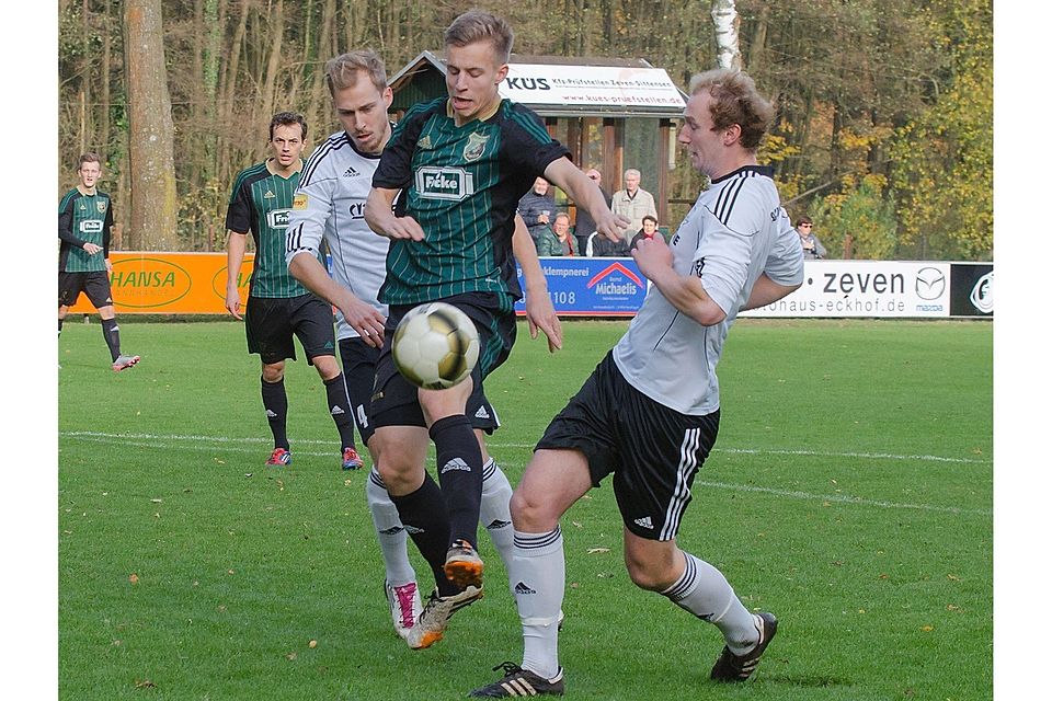 Wird dem Heeslinger SC im Sechs-Punkte-Spiel bei Arminia Hannover fehlen: Der zuletzt so starke Angreifer Darvin Stüve.Demmer