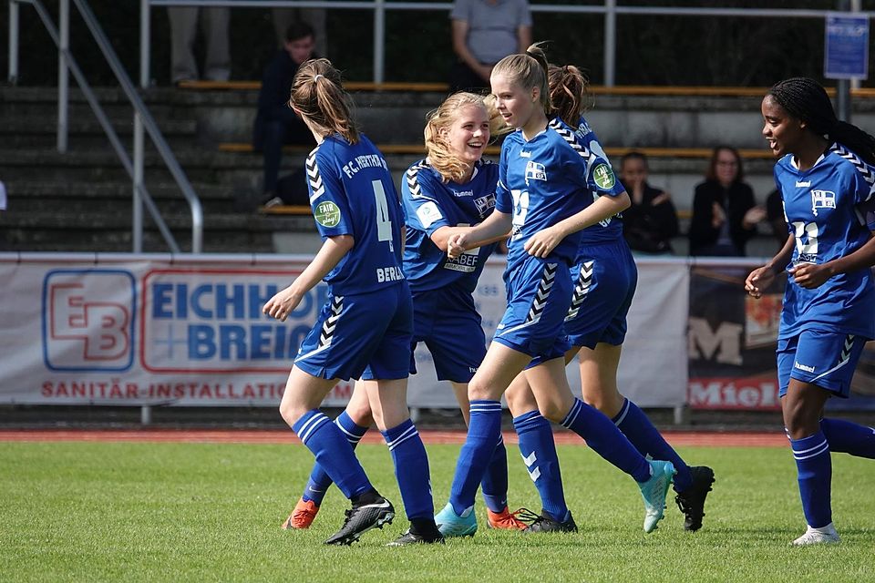 Die Frauen von Hertha 03 Zehlendorf dürfen kommende Saison im DFB-Pokal antreten. 