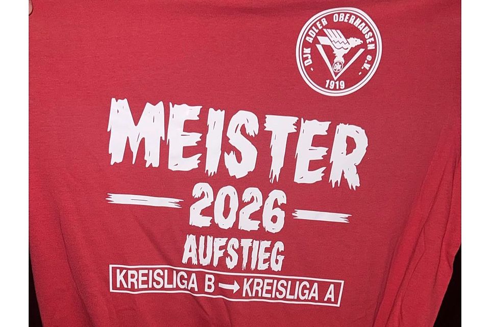 Die Djk Adler Oberhausen 1919 krönte die Saison als Meister und steigt Damit direkt in die Kreisliga A auf. Die Djk Adler Oberhausen 1919 krönte die Saison als Meister und steigt Damit direkt in die Kreisliga A auf.