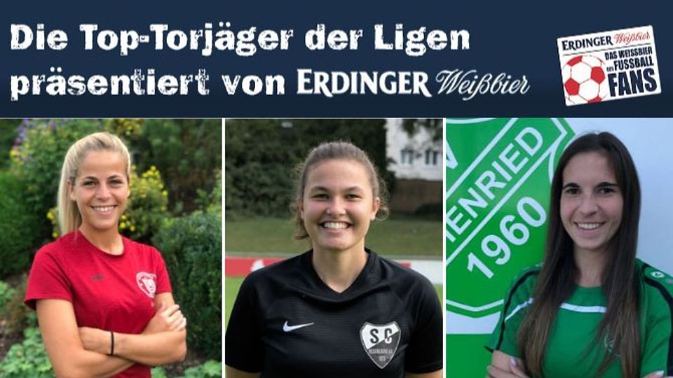 Anna Althammer (l.) und Magdalena Biersack (M.) trafen im direkten Duell jeweils doppelt. Franziska Moser (ehemals Hutter) war ebenfalls zweifach erfolgreich.