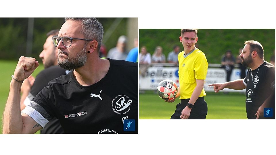 Haben die SG Berndorf nach oben geführt, coachen das Team aber nicht mehr in der Bezirksliga: Andreas Sicken (links) und Taner Aslan.