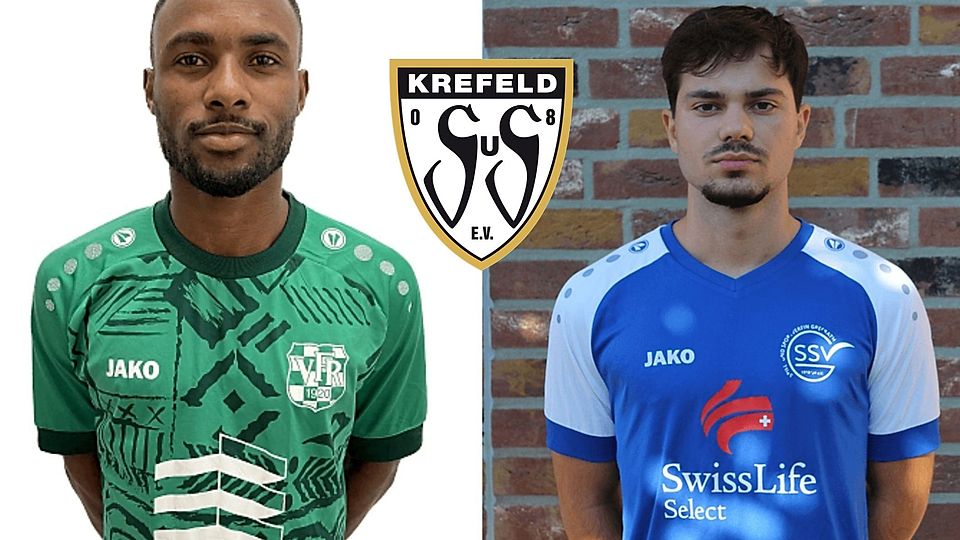 Sumaila Aliu (links) und Valon Xhaferi verstärken SuS Krefeld.