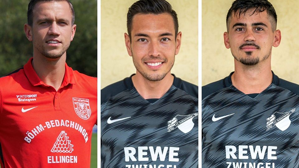Mario Swierkot (links) übernimmt ab nächster Saison den TSV 1860 Weißenburg. Ken Kishimoto (Mitte) und Hannes Decher (rechts) kommen ab der nächsten Spielzeit als neues Trainergespann zum Baiersdorfer SV