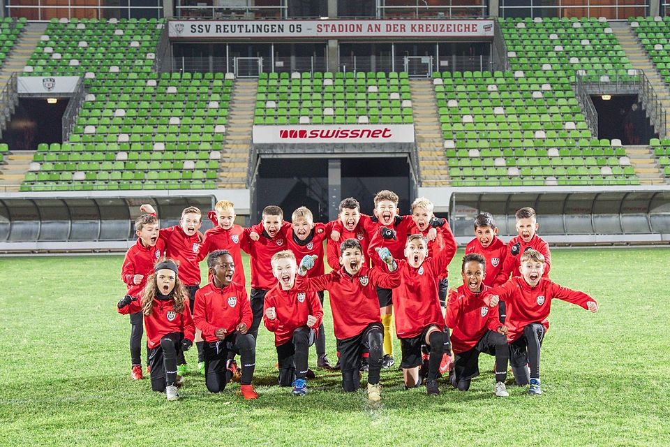 Die U10 des SSV Reutlingen freut sich auf den Kreuzeiche Cup im Stadion an der Kreuzeiche am 31.5. und 1.6.2025