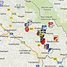 Die Landkarte der Bayerwald-Kreisligisten 2014/15.
