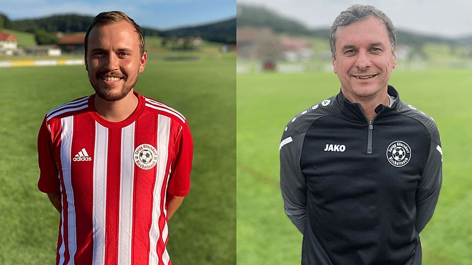 Das Trainerduo Alexander Vogl (i.) und Johann Bielmeier gehört bei der SpVgg Allersdorf der Geschichte an 