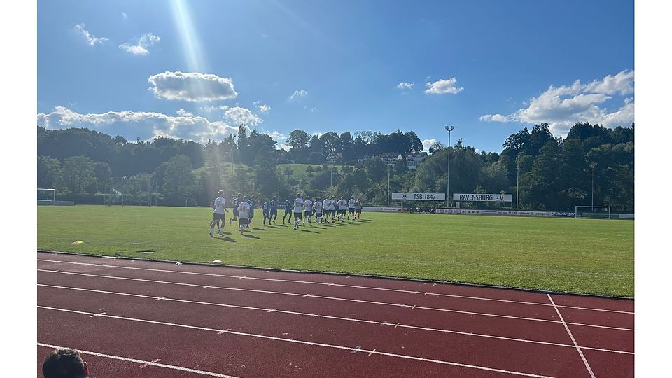 Strahlender Sonnenschein bei der Reserve
