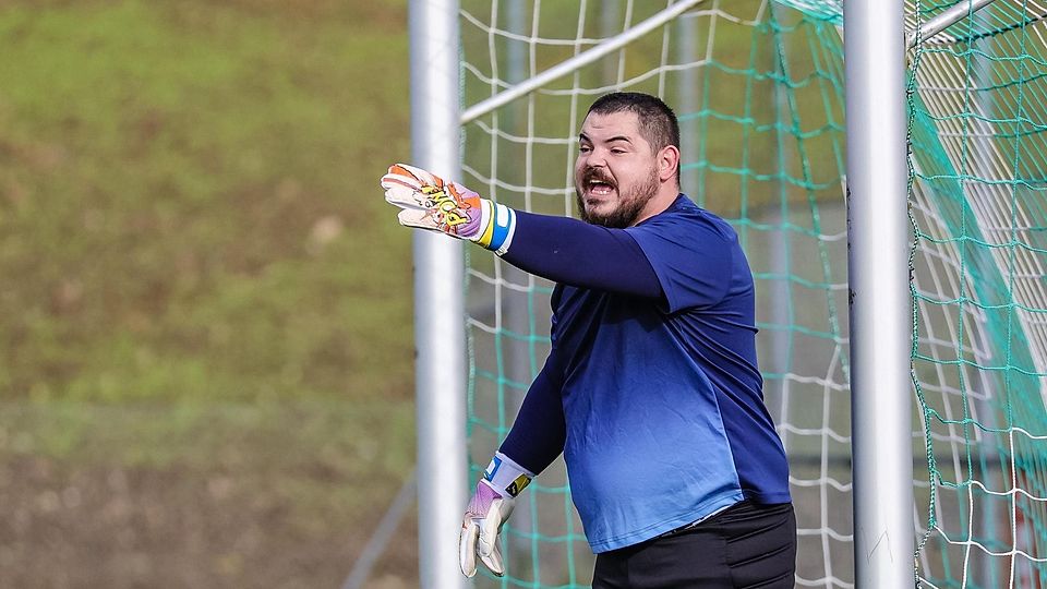 Der Rückhalt der Grünbacher: Torwart Martin Iliev.