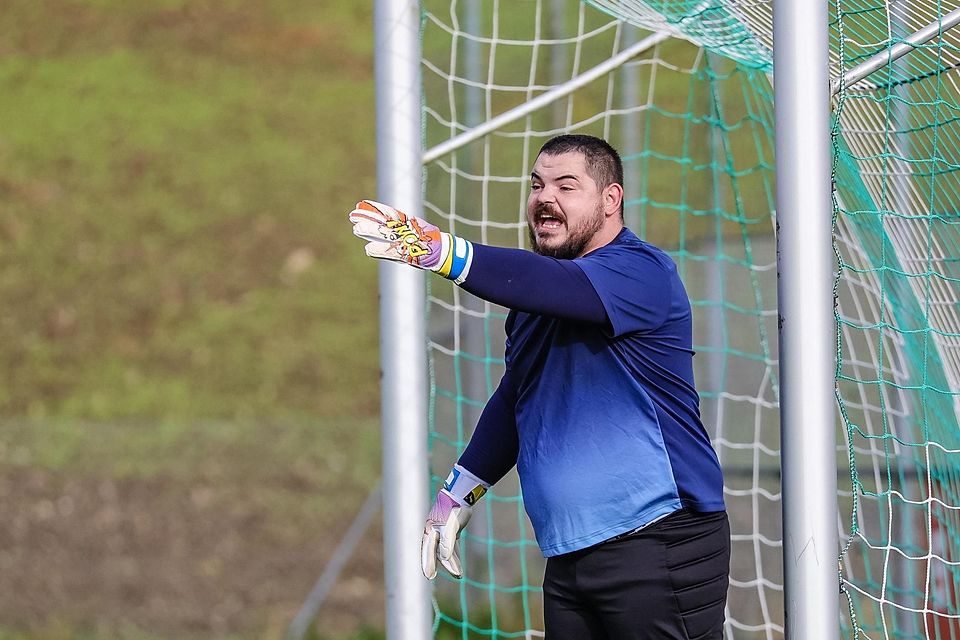 Der Rückhalt der Grünbacher: Torwart Martin Iliev.