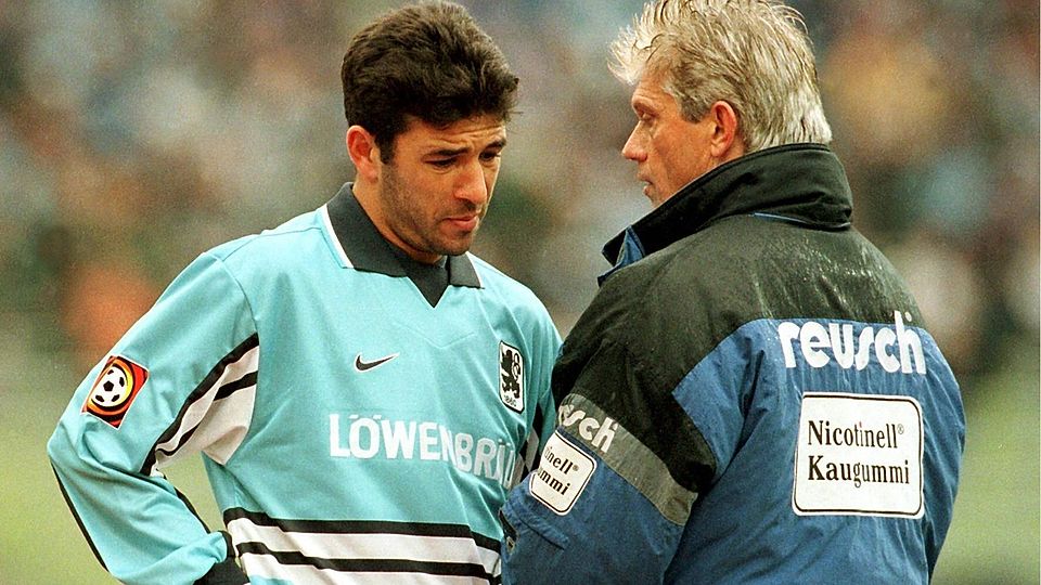 Beim TSV 1860 München trainierte Abderrahim Ouakili (links) unter Trainer Werner Lorant (rechts).