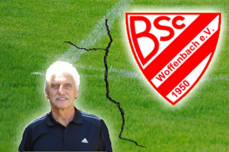 Rudi Zucker gab überraschend seinen Rücktritt als Trainer des BSC Woffenbach bekannt. Grafik: FuPa