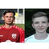 Lukas Scheitler (li.) und Maximilian Schmid sollen mithelfen, dass der VfB Straubing in der Landesliga bleibt 