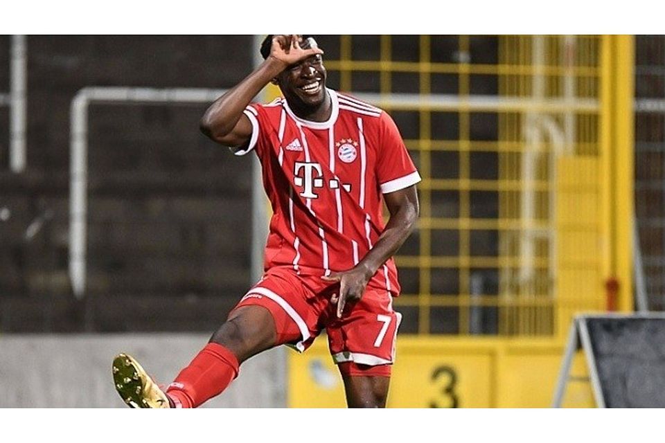 Bei Kwasi Wriedt läuft es zurzeit recht gut. Der Topstürmer der Bayern-Amateure lief gleich zweimal für Ghana auf. F: Leifer