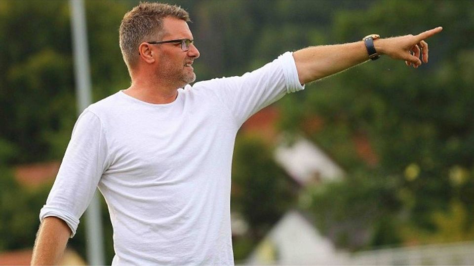 Geht in seine fünfte Saison an der Seitenlinie der SpVgg Ramspau: Richard Warlimont. F: Würthele