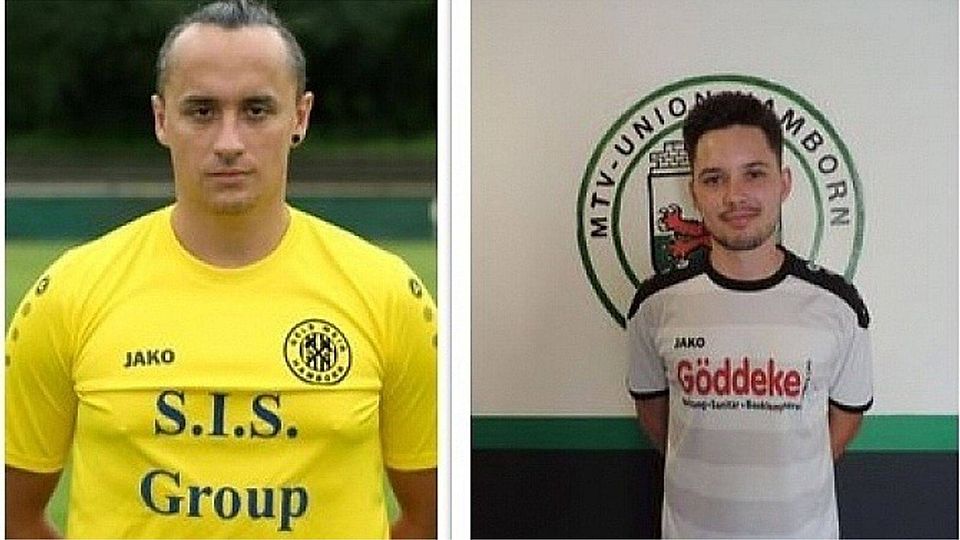 Jose Dobiegala (l.) und Jamel Reim wechseln zu Gelb-Weiß Hamborn. Fotos: Vereine